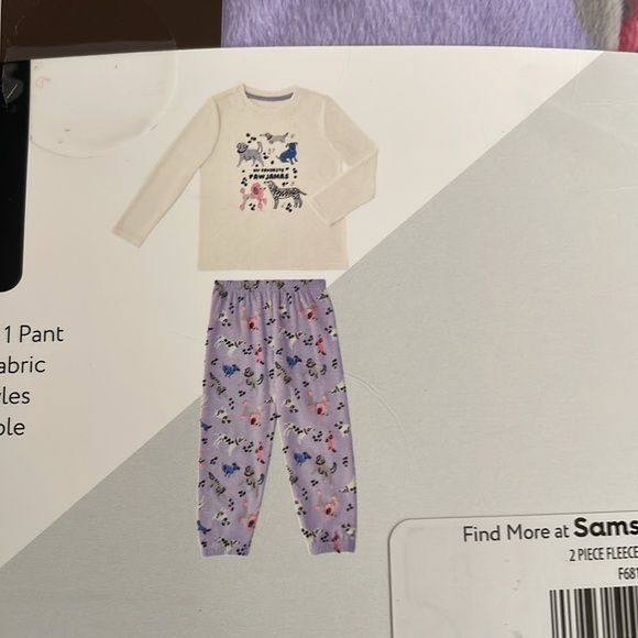 NWT Size 3T Girls Pajamas - Picture 3 of 5